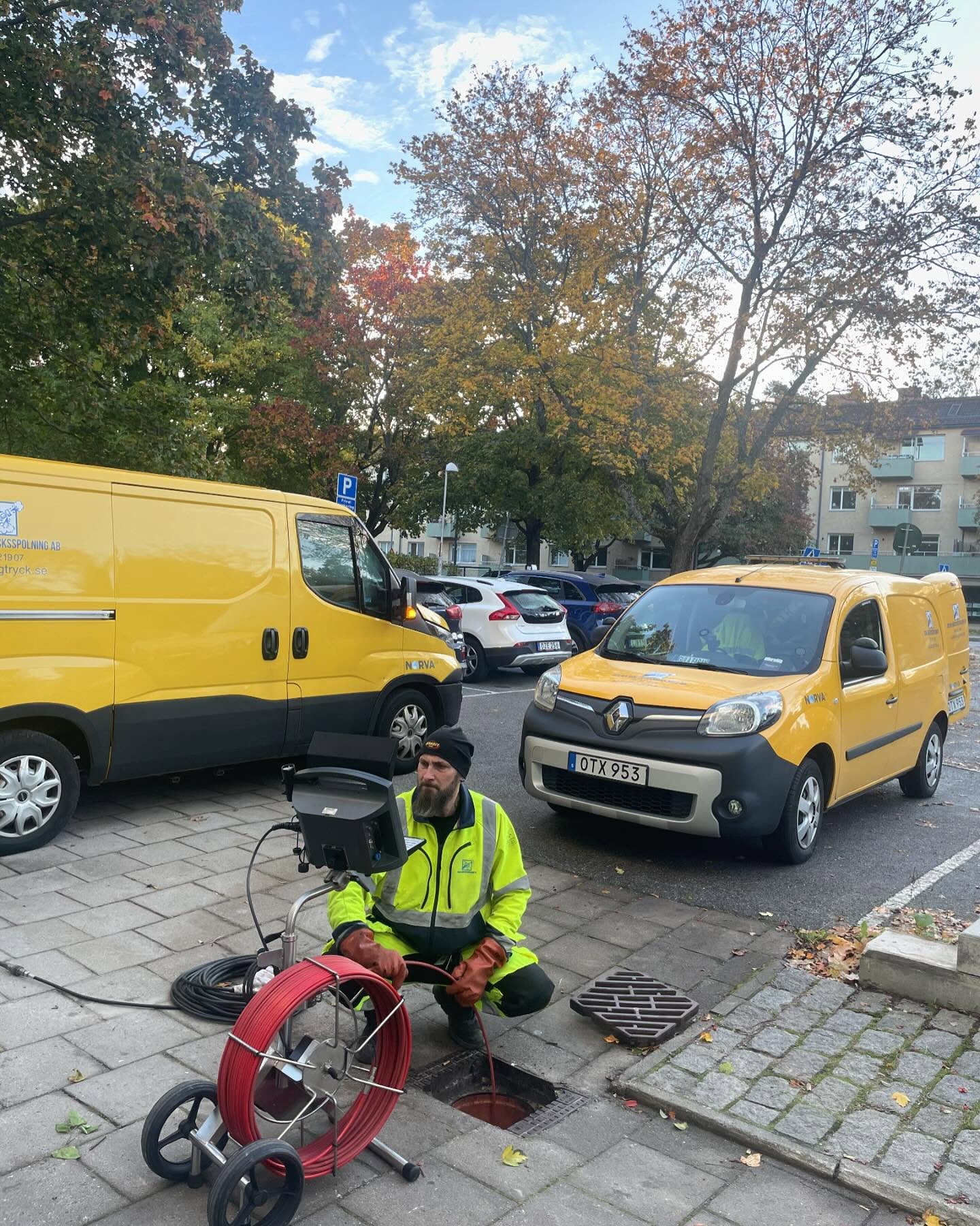 Rörinspektion och högtrycksspolning – trygg start för nyproduktion