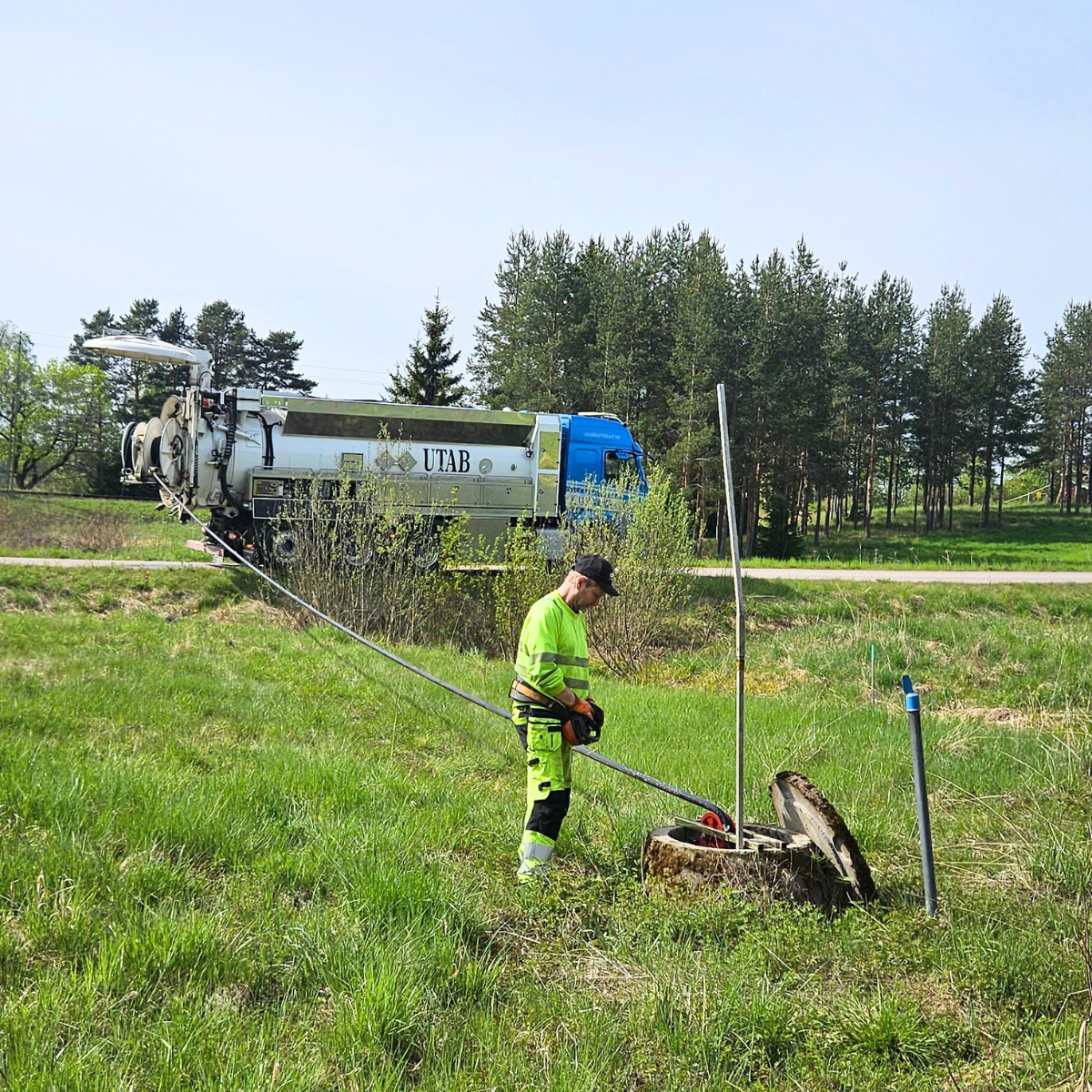 Inläckagesökning i spillvattenledning – kommunal uppdragsgivare